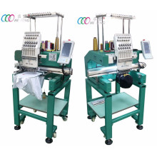 Single Head Intelligent Embroidery Machine For Cap / T-shirt With Multi-needles , Touch Screen